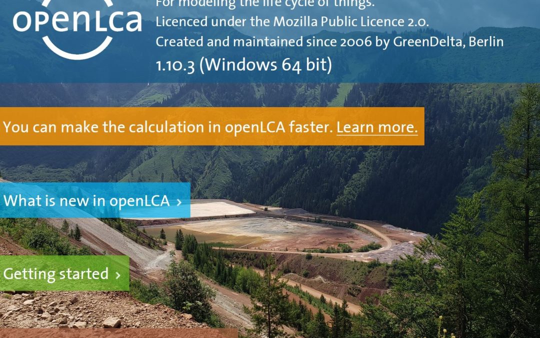 Continuous improvement of openLCA